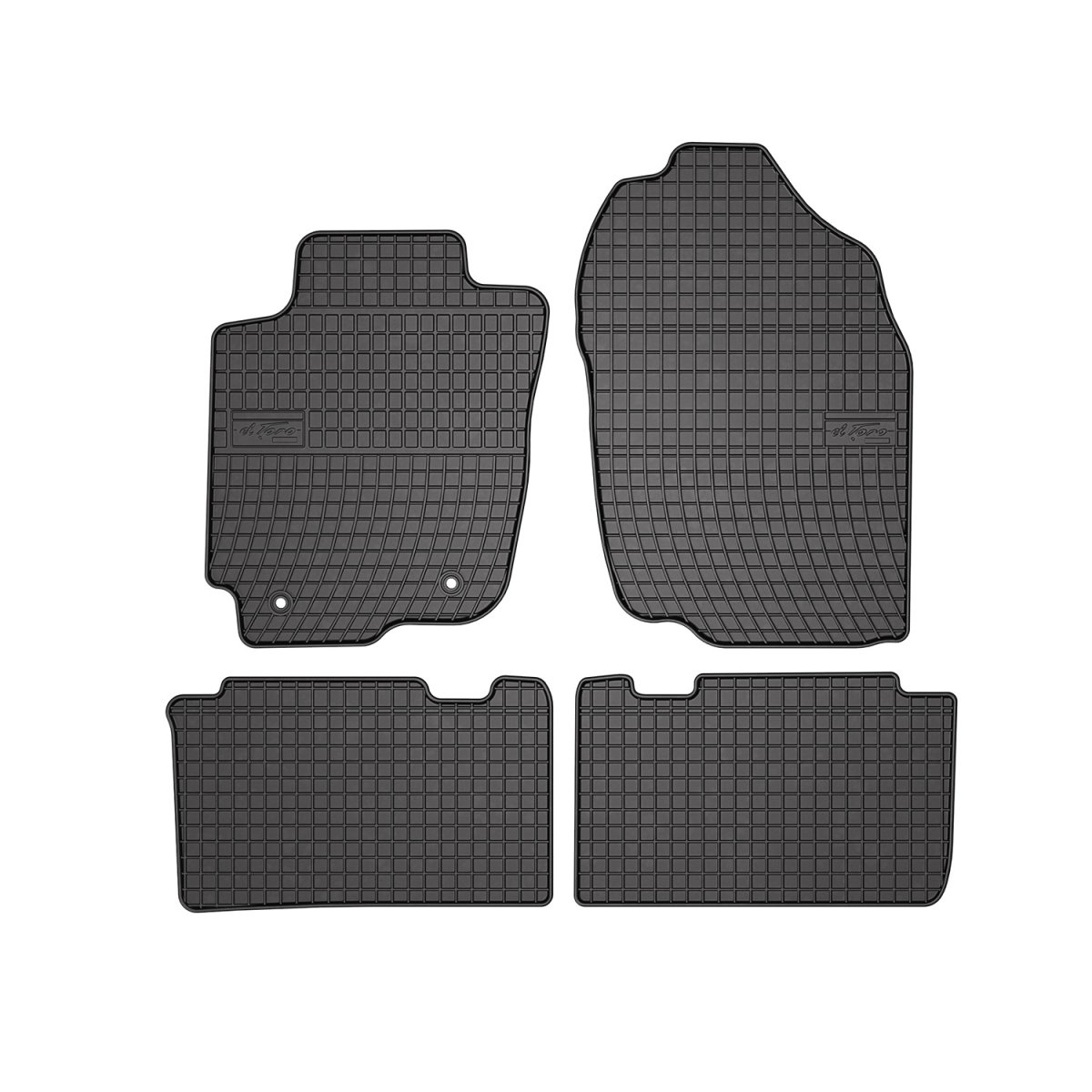 Toyota RAV4 Floor Mats - Omac - El Toro - Black - '13-'18